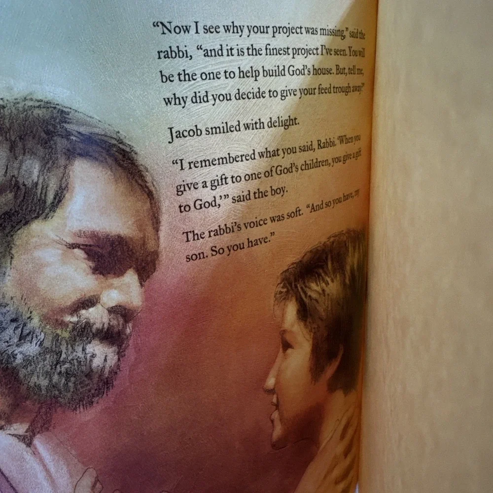 Jacobs Gift Max Lucado Illustrated by Robert Hunt Christian‎ Christmas Book